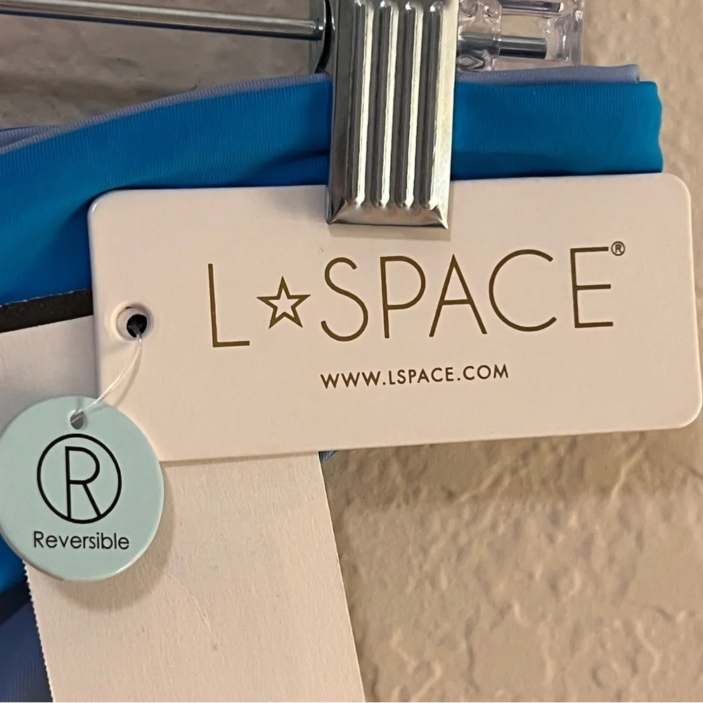 NEW L*Space Vibrant Blue Breakers Bikini Bottom Large or XL